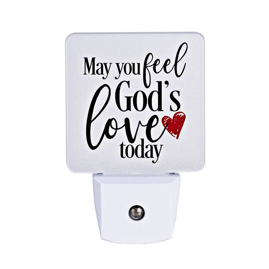 Let Your Light Shine May You Feel God's Love Night Light